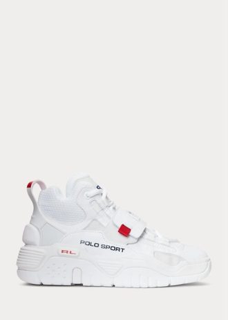 Zapatillas altas Ralph Lauren PS100 blancas para hombre
