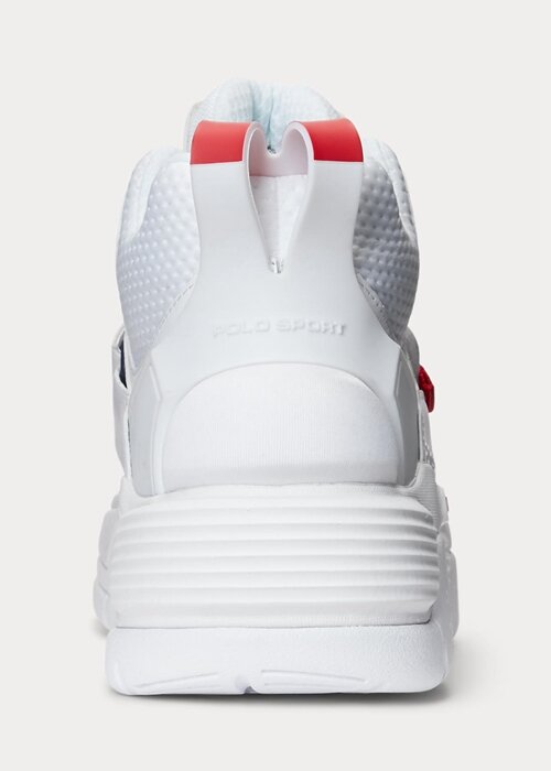Zapatillas altas Ralph Lauren PS100 blancas para hombre Zapatillas altas Ralph Lauren PS100 blancas para hombre