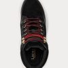 Zapatillas altas Ralph Lauren Rylee de ante y piel para mujer, color negro Zapatillas altas Ralph Lauren Rylee de ante y piel para mujer, color negro