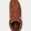 Zapatillas altas Ralph Lauren Rylee de ante y piel para mujer en color marrón Zapatillas altas Ralph Lauren Rylee de ante y piel para mujer en color marrón