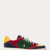 Zapatillas bajas de pana Ralph Lauren Court multicolor para hombre