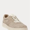 Zapatillas bajas Ralph Lauren Court de ante color caqui para hombre Zapatillas bajas Ralph Lauren Court de ante color caqui para hombre
