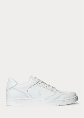 Zapatillas blancas Ralph Lauren Court para hombre