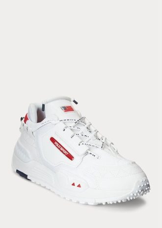 Zapatillas blancas Ralph Lauren PS200 para hombre