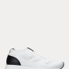 Zapatillas blancas sin cordones Ralph Lauren Kacie para mujer