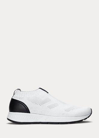 Zapatillas blancas sin cordones Ralph Lauren Kacie para mujer