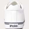 Zapatillas de cuero blancas Ralph Lauren Hanford para hombre Zapatillas de cuero blancas Ralph Lauren Hanford para hombre