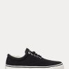 Zapatillas de lona Ralph Lauren Bryn negras para mujer Zapatillas de lona Ralph Lauren Bryn negras para mujer