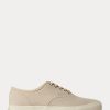 Zapatillas de lona Ralph Lauren grises para mujer Zapatillas de lona Ralph Lauren grises para mujer