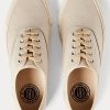 Zapatillas de lona Ralph Lauren grises para mujer Zapatillas de lona Ralph Lauren grises para mujer