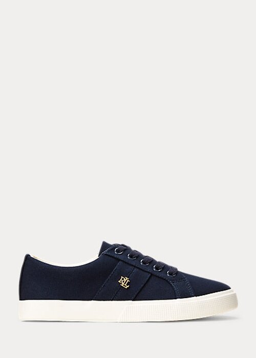 Zapatillas de lona Ralph Lauren Janson II para mujer en color azul marino Zapatillas de lona Ralph Lauren Janson II para mujer en color azul marino
