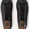 Zapatillas de lona Ralph Lauren Mayport negras para mujer