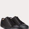 Zapatillas de lona Ralph Lauren negras para hombre