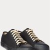 Zapatillas de lona Ralph Lauren negras para hombre
