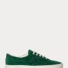 Zapatillas de pana verdes Ralph Lauren Keaton para hombre