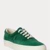 Zapatillas de pana verdes Ralph Lauren Keaton para hombre