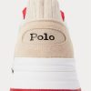 Zapatillas de punto Ralph Lauren Trackster 200II para hombre en gris claro
