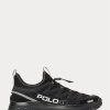 Zapatillas Ralph Lauren Adventure 300LT para hombre, color negro/negro