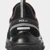Zapatillas Ralph Lauren Adventure 300LT para hombre, color negro/negro
