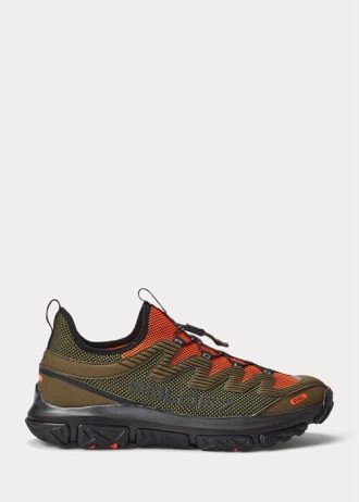 Zapatillas Ralph Lauren Adventure 300LT para hombre en color oliva