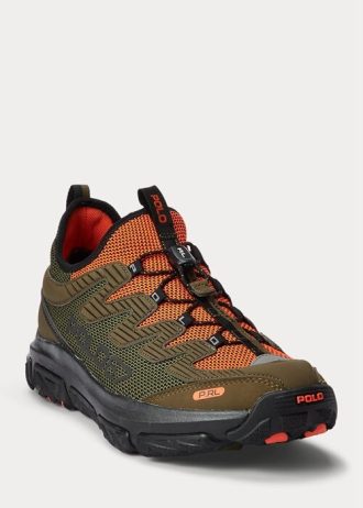 Zapatillas Ralph Lauren Adventure 300LT para hombre en color oliva