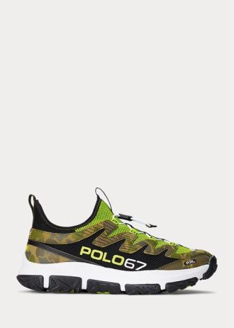 Zapatillas Ralph Lauren Adventure 300LT verdes para hombre