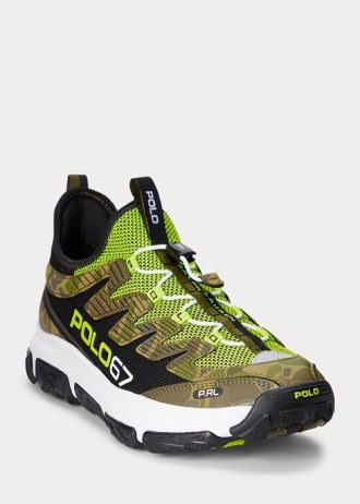 Zapatillas Ralph Lauren Adventure 300LT verdes para hombre