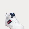 Zapatillas Ralph Lauren Court Mid Pro blancas para hombre