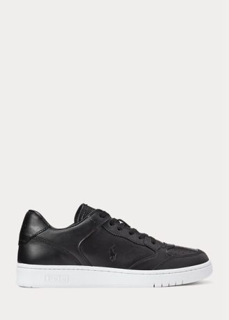 Zapatillas Ralph Lauren Court negras para hombre
