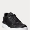 Zapatillas Ralph Lauren Court negras para hombre