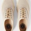 Zapatillas Ralph Lauren de lona beige para hombre