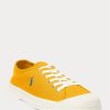 Zapatillas Ralph Lauren Essence 100 Canvas Cap-Toe para hombre, color amarillo y azul Zapatillas Ralph Lauren Essence 100 Canvas Cap-Toe para hombre, color amarillo y azul