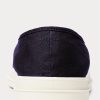 Zapatillas Ralph Lauren Essence 100 Canvas Cap-Toe para hombre en azul marino/rojo
