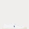Zapatillas Ralph Lauren Essence 100 Canvas con puntera en blanco y azul marino para hombre Zapatillas Ralph Lauren Essence 100 Canvas con puntera en blanco y azul marino para hombre