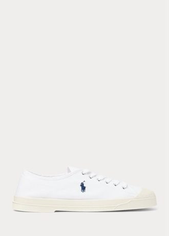 Zapatillas Ralph Lauren Essence 100 Canvas con puntera en blanco y azul marino para hombre Zapatillas Ralph Lauren Essence 100 Canvas con puntera en blanco y azul marino para hombre
