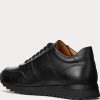 Zapatillas Ralph Lauren Ethan de piel de becerro negras para hombre Zapatillas Ralph Lauren Ethan de piel de becerro negras para hombre