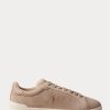 Zapatillas Ralph Lauren Heritage Court II de ante beige para hombre