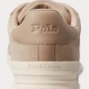 Zapatillas Ralph Lauren Heritage Court II de ante beige para hombre