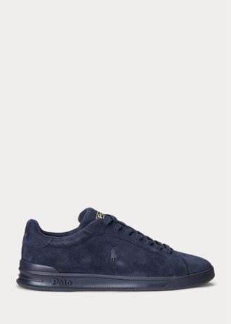Zapatillas Ralph Lauren Heritage Court II de ante para hombre en color azul marino Zapatillas Ralph Lauren Heritage Court II de ante para hombre en color azul marino