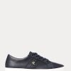 Zapatillas Ralph Lauren Janson II de piel napa para mujer en color azul marino Zapatillas Ralph Lauren Janson II de piel napa para mujer en color azul marino