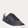 Zapatillas Ralph Lauren Janson II de piel napa para mujer en color azul marino Zapatillas Ralph Lauren Janson II de piel napa para mujer en color azul marino