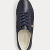 Zapatillas Ralph Lauren Janson II de piel napa para mujer en color azul marino Zapatillas Ralph Lauren Janson II de piel napa para mujer en color azul marino