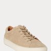 Zapatillas Ralph Lauren Jermain de ante beige para hombre Zapatillas Ralph Lauren Jermain de ante beige para hombre