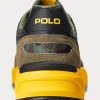Zapatillas Ralph Lauren Jogger de ante y camuflaje antidesgarro para hombre, color verde/camuflaje Zapatillas Ralph Lauren Jogger de ante y camuflaje antidesgarro para hombre, color verde/camuflaje
