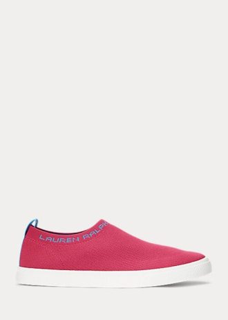 Zapatillas Ralph Lauren Jordyn sin cordones para mujer en color fucsia Zapatillas Ralph Lauren Jordyn sin cordones para mujer en color fucsia