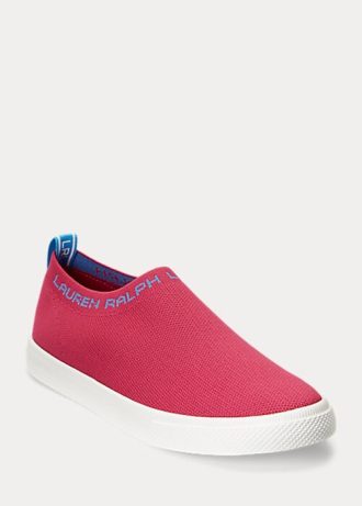 Zapatillas Ralph Lauren Jordyn sin cordones para mujer en color fucsia Zapatillas Ralph Lauren Jordyn sin cordones para mujer en color fucsia