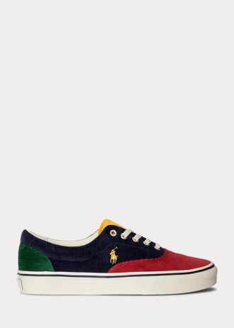 Zapatillas Ralph Lauren Keaton de pana con bloques de color multicolor para hombre Zapatillas Ralph Lauren Keaton de pana con bloques de color multicolor para hombre
