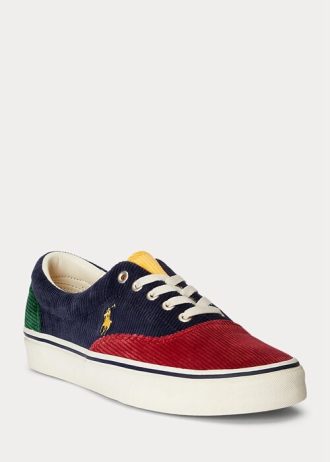 Zapatillas Ralph Lauren Keaton de pana con bloques de color multicolor para hombre Zapatillas Ralph Lauren Keaton de pana con bloques de color multicolor para hombre