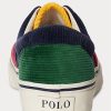 Zapatillas Ralph Lauren Keaton de pana con bloques de color multicolor para hombre