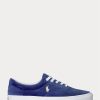 Zapatillas Ralph Lauren Keaton de pana para hombre de la Marina Real